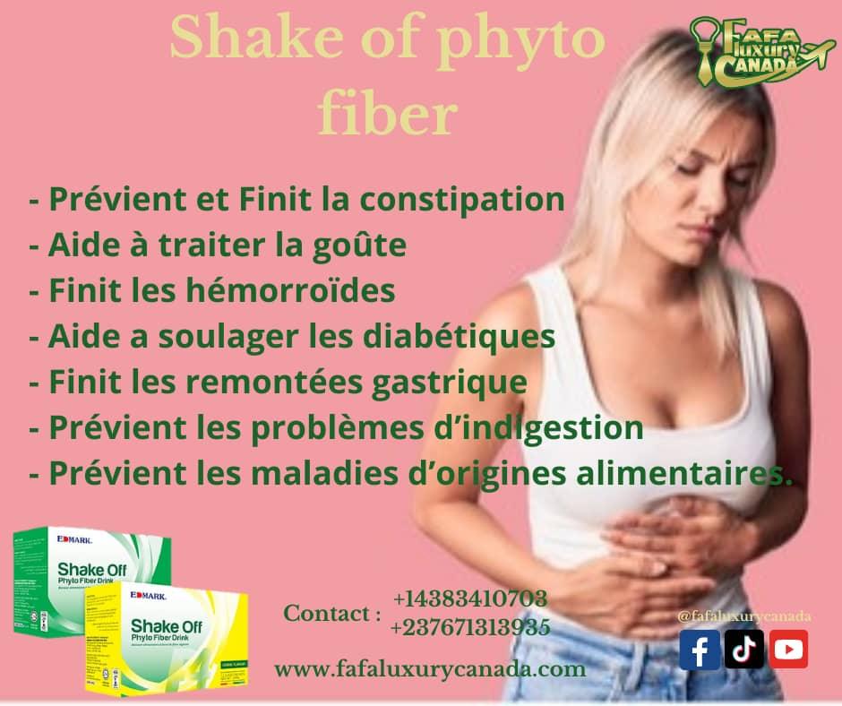 EDMARK FIBRE VÉGÉTALE-SHAKE OFF: DETOXIFICATION; VENTRE PLAT;MINCEUR